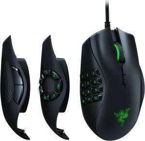 Razer Mouse Gaming Naga Trinity + Piastre Laterali Black