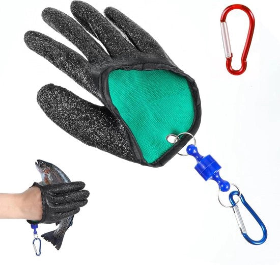 Manicotto Professionale per Pescatori con Blocco Magnetico, Antiscivolo e Resistente alle Perforazioni - Ideale per la Pesca - Accessori per la Manutenzione della Pesca