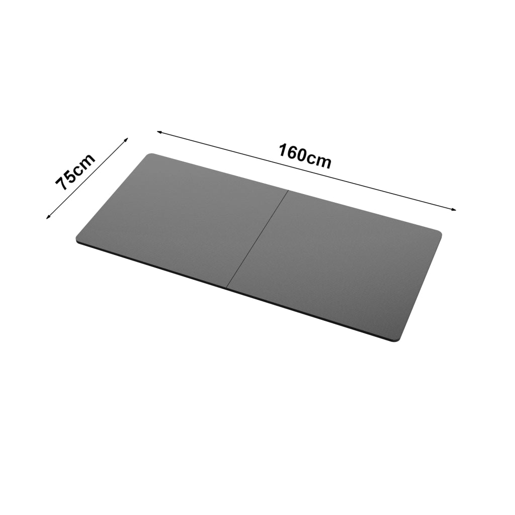 Piano del tavolo in truciolare 160 x 75 cm nero 03_0010279