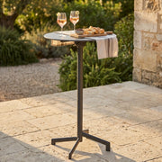 Tavolo Alto Rotondo da Giardino cm 60 - STU