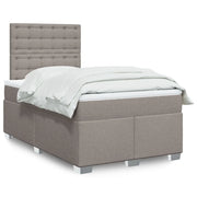 Giroletto a Molle con Materasso Tortora 120x200 cm in Tessuto 3292773