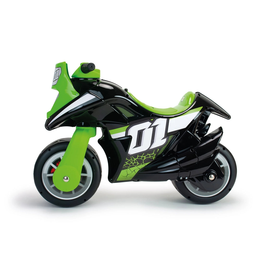 Moto Cavalcabile per Bambini Spline Senza Pedali Verde