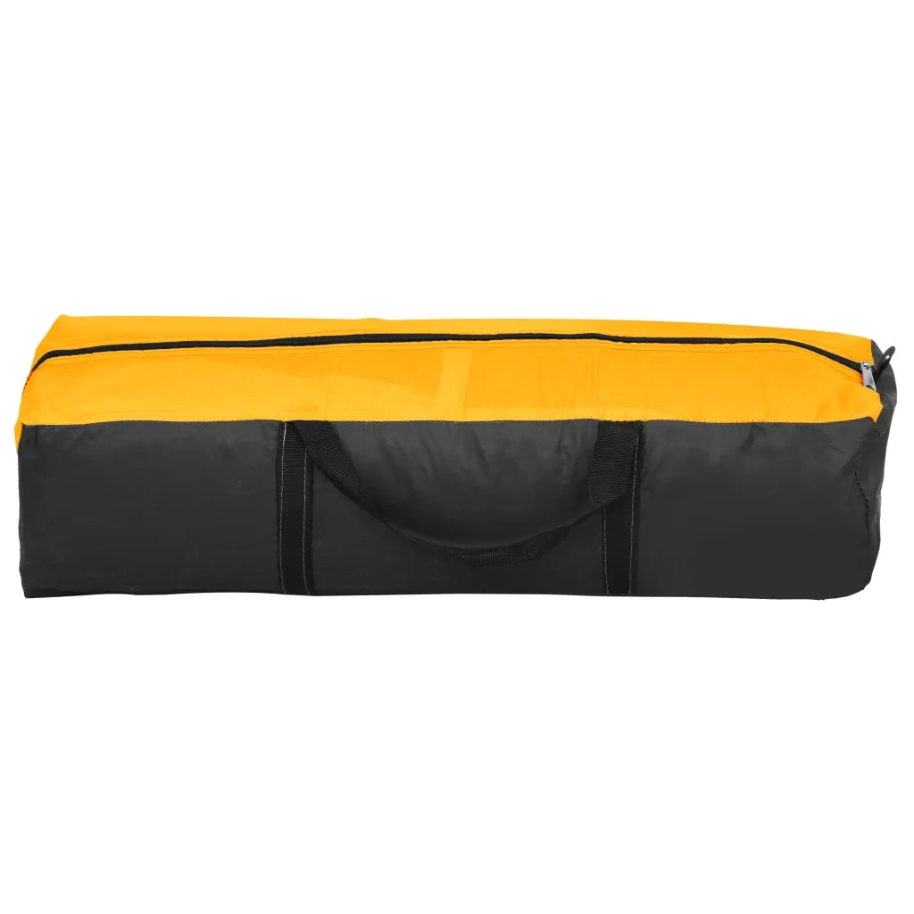 Tenda per Feste con LED e 4 Pareti-Tenda da campeggio 3,6x3,6x2,3 m Gialla