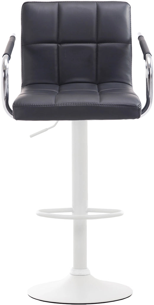 Set 2 sgabelli design Lucy V2 in similpelle nero,bianco