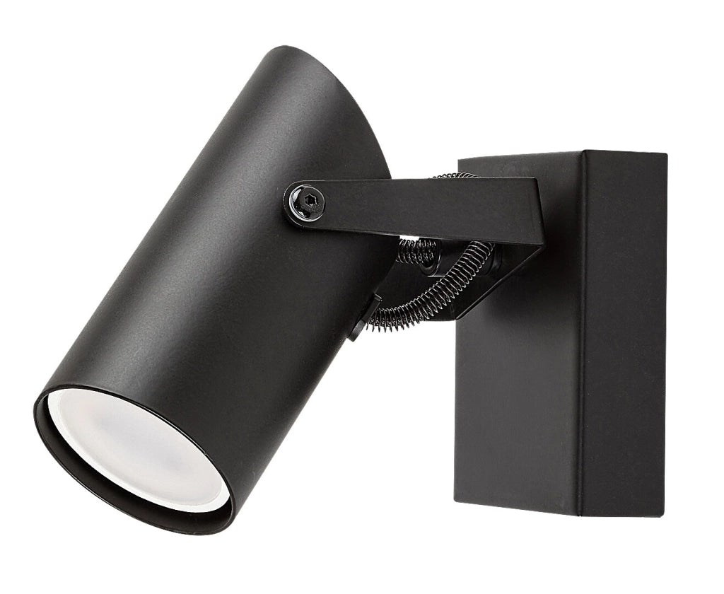 Applique industriale nera tubo orientabile GU10 Rabalux