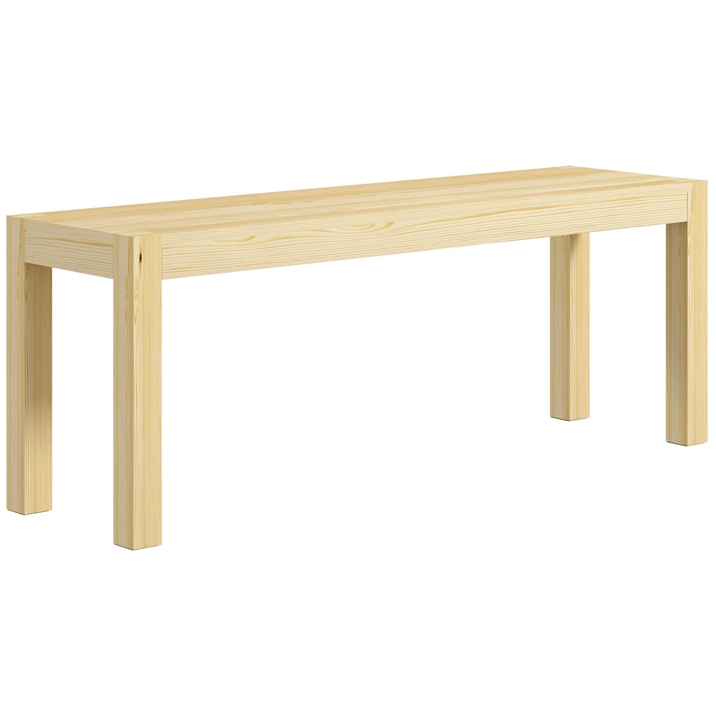 Panca da pranzo in legno massello ¨C Xylo ¨C 3 posti 120x33x45 cm naturale