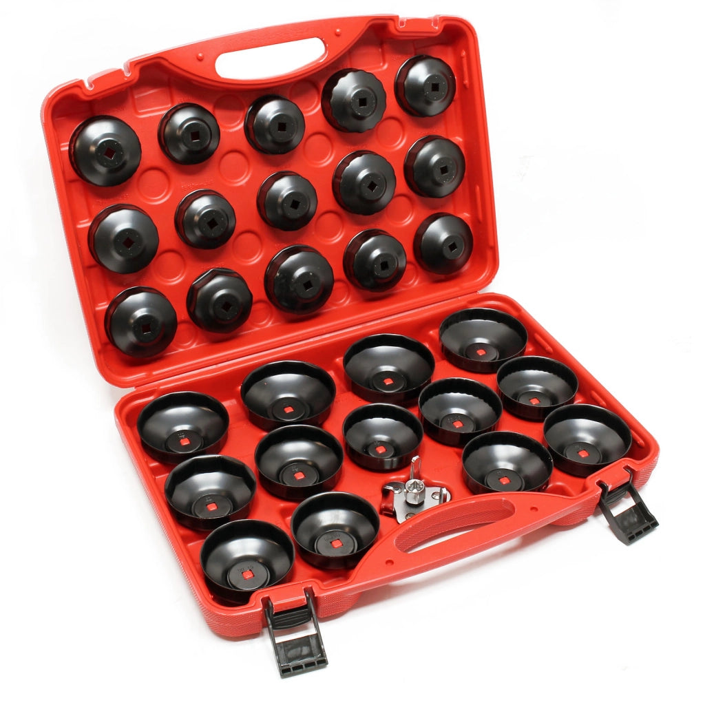 Set chiavi a tazza per filtro olio chiave a ragno 29 pezzi acciaio al carbonio universale