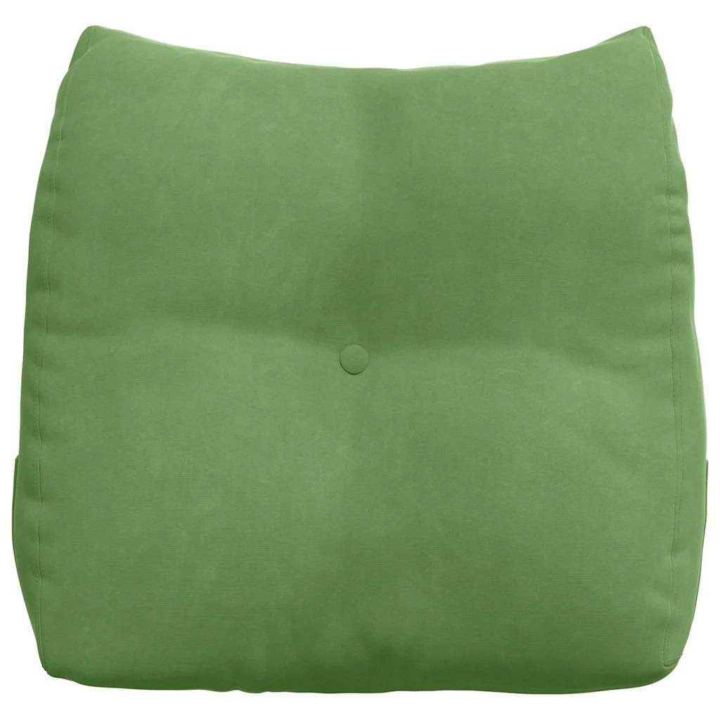 Cuscino per Schiena | Cuscino dorsale Verde chiaro 45 x 24 x 50 cm Velluto