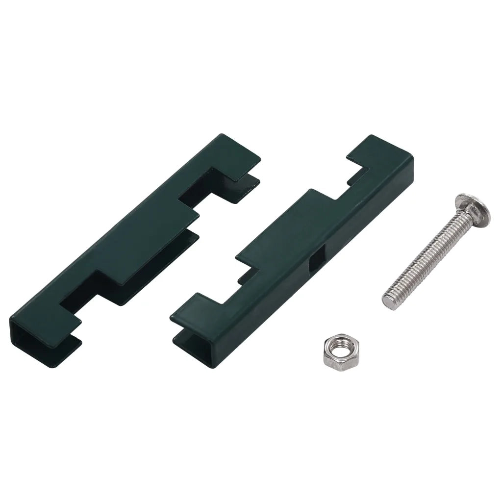 Set di Connettori per Griglie da Giardino 10 pz Verde 144496