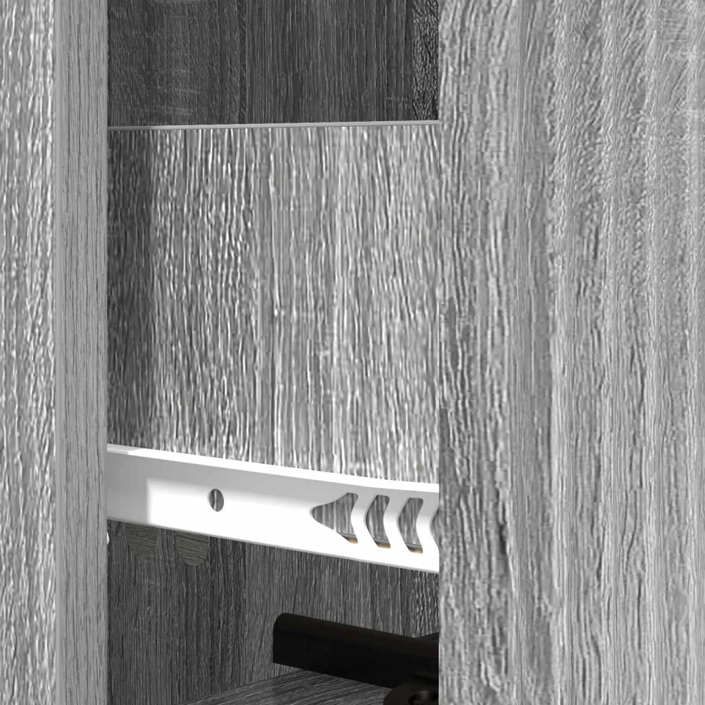 Mobile con Cassetti Grigio Sonoma 33 x 34,5 x 90 cm