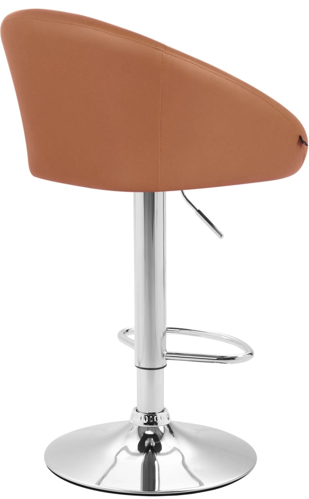 Sgabello Miami Similpelle marrone chiaro