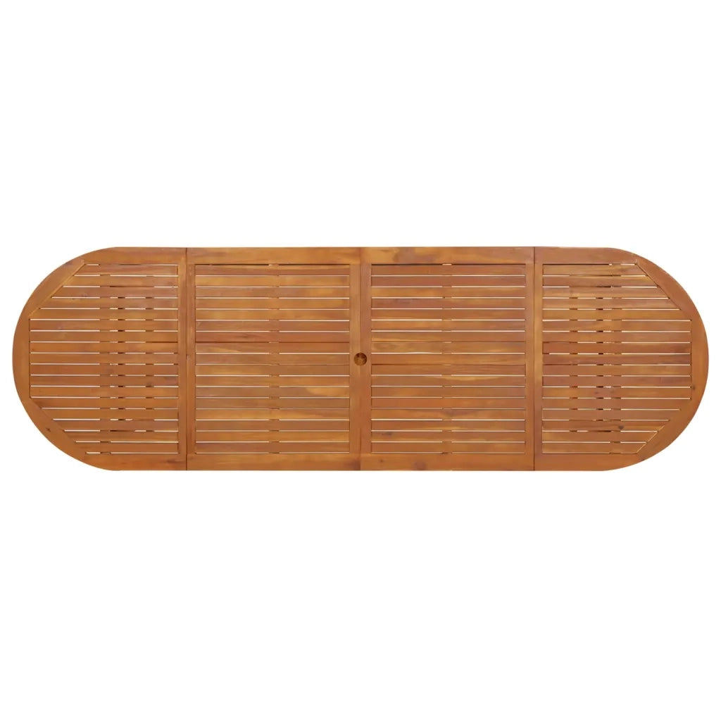 Tavolo da Pranzo per Esterni 280x90x75cm Legno Massello Acacia cod mxl 34103