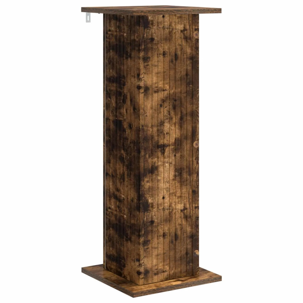 Supporto per piante Rovere Fumo 30,5 x 30 x 80,5 cm 899772