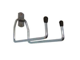 GANCIO PARETE PORTA ATTREZZI DOPPIO ART.305- - cm.8x6x5h. - ø mm.8 - 8 pezzi