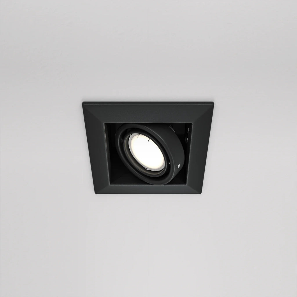 Maytoni Lampada Da Incasso Metal Modern 1 luce GU10 nero metallo