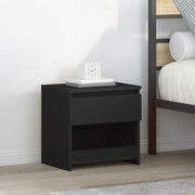 Comodini 2 pz-Set di 2 Tavolino da notte Neri 40x30x39 cm in Legno Multistrato