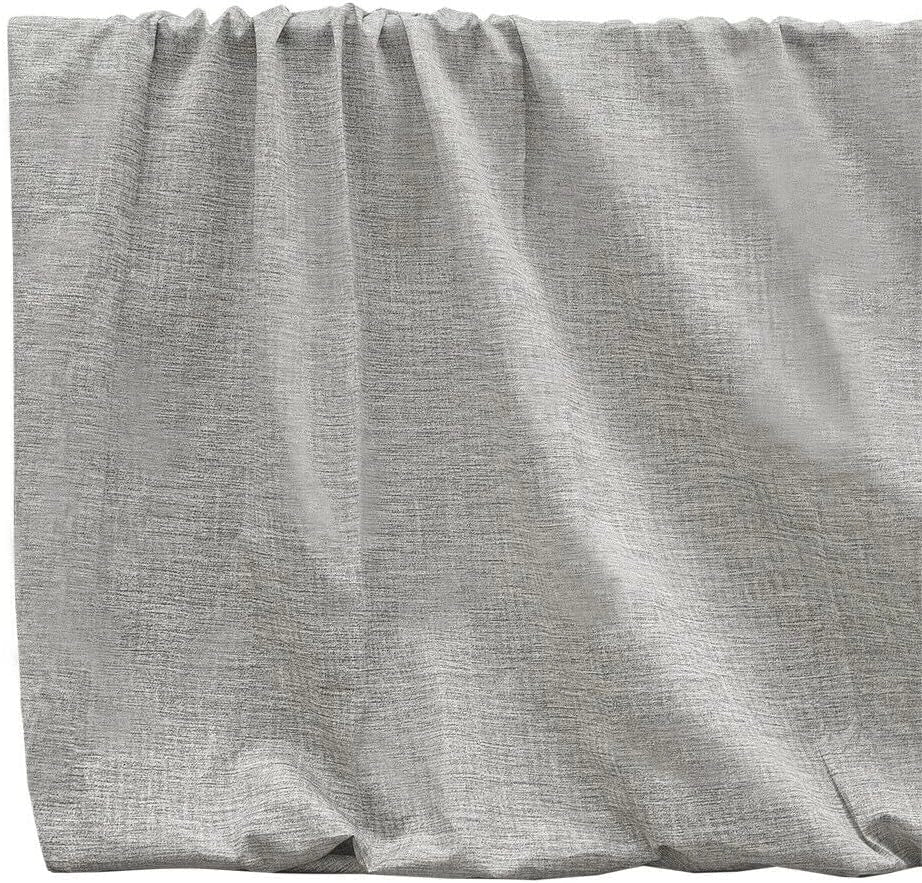 Telo Arredo Cotone 260x280 cm Tessuto Copritutto Granfoulard Copridivano Copriletto Striato Grigio