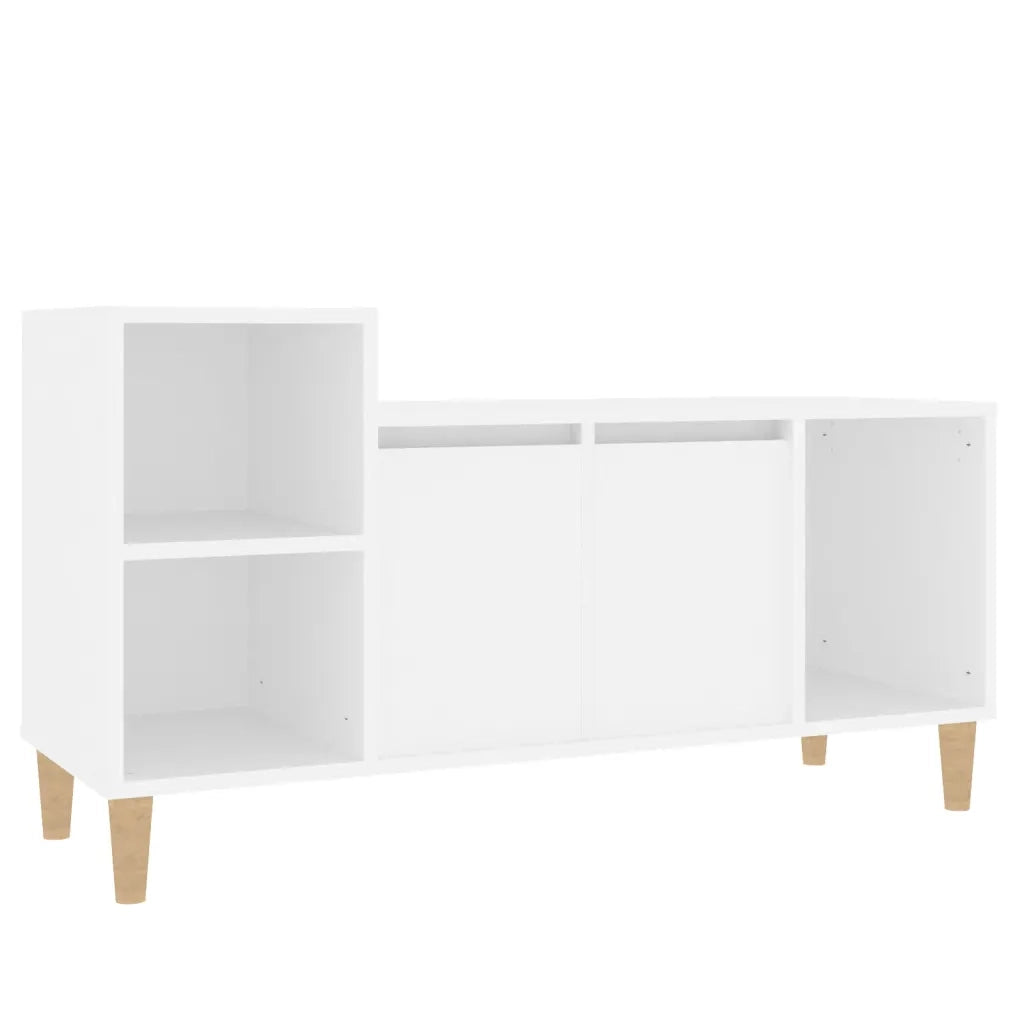 Mobile Porta TV Bianco 100x35x55 cm in Legno Multistrato 821172