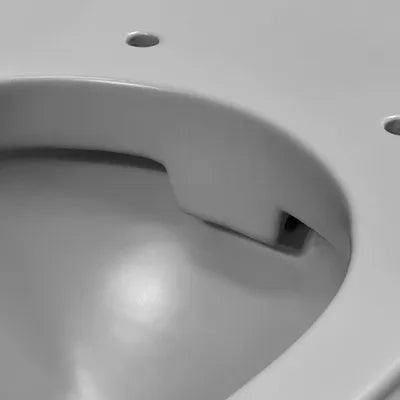 Set sanitari bagno sospesi Feeling rimless grigio opaco con copriwc softclose