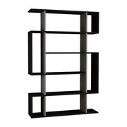 Libreria in legno "Mito" - 110 x 25 x 161 cm - Grigio antracite
