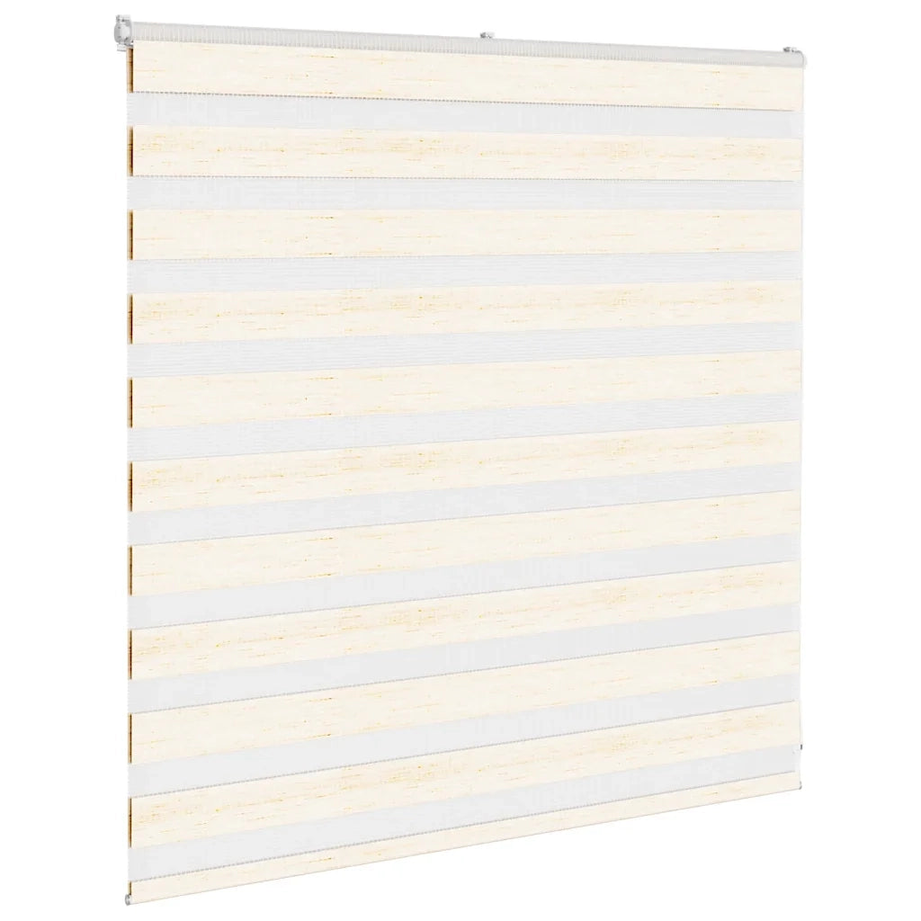 vidaXL Tenda a Rullo Zebra Larghezza Tessuto 140,9 cm Poliestere