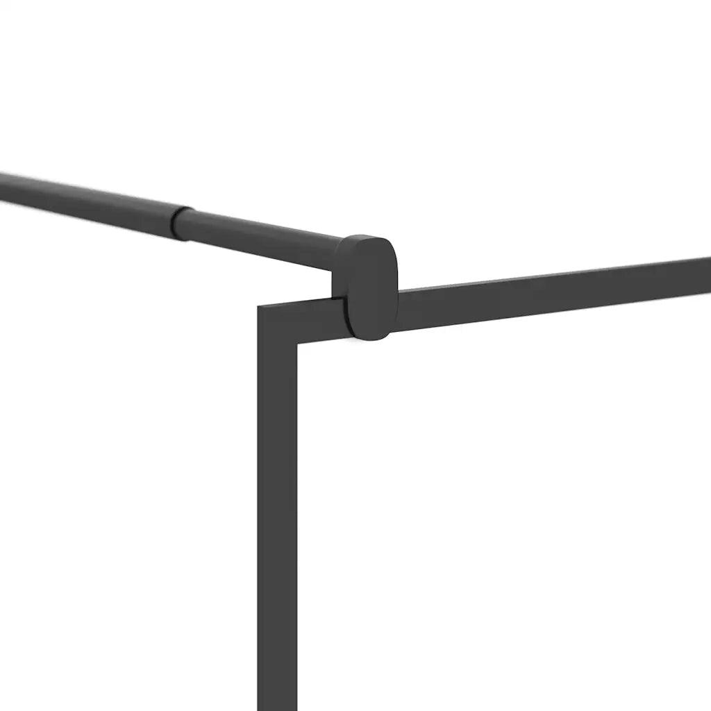 Parete Doccia Walk in 115x195 cm Vetro ESG e Design Pietre Nero CFW5546882
