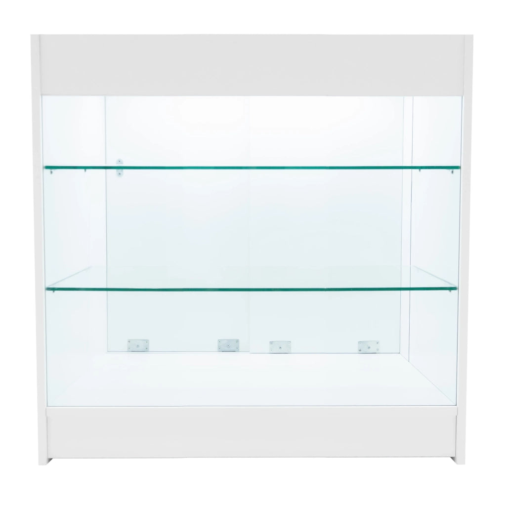 Set Banconi Bianco Helios LED K900 CM60 con Serratura e Vetrina Espositiva