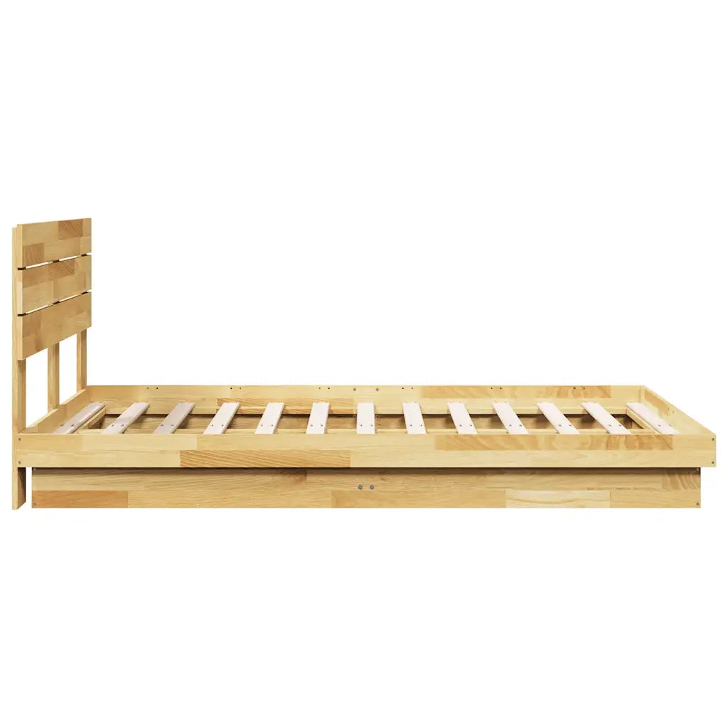 Struttura Letto con Testiera senza Materasso 120x200 cm 3315742