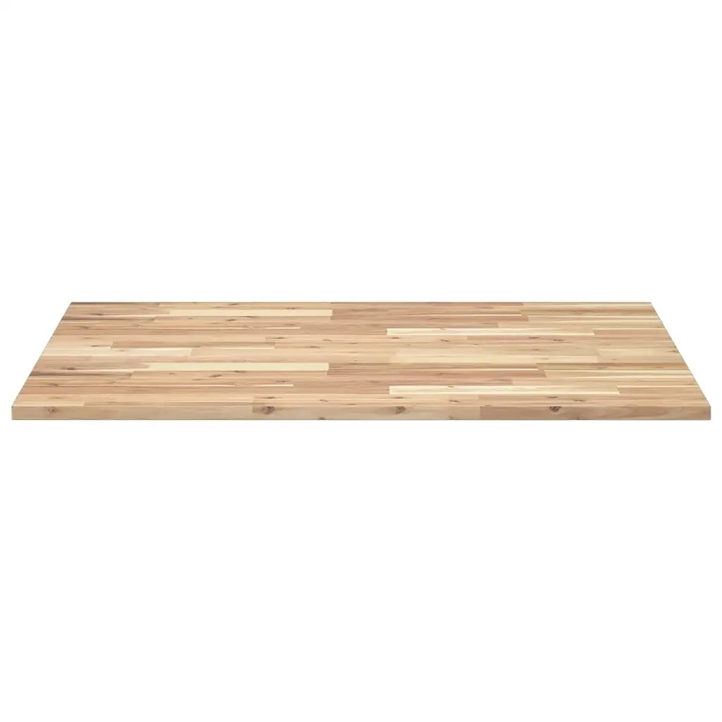 vidaXL Piano Tavolo Rettangolare 100x80x2cm Legno Massello di Acacia