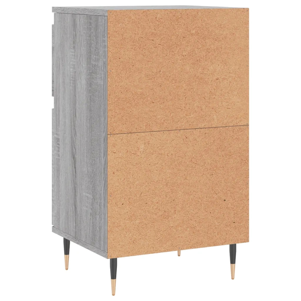 Credenze 2 pz Grigio Sonoma 40x35x70 cm in Legno Multistrato 831145