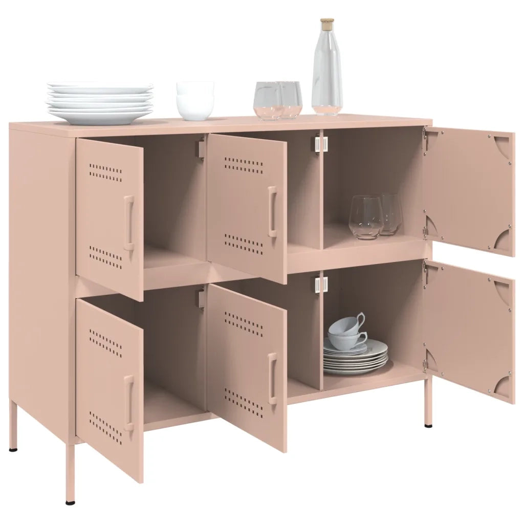Credenza Rosa 100,5x39x79 cm in Acciaio 843097
