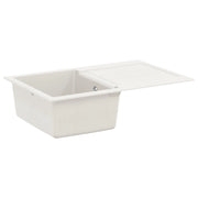Lavello Bianco 780 x 500 mm 80% Quarzo e 20% Resina 42028395
