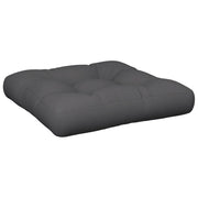 Cuscino per pallet | Cuscini per sedie Antracite 60x60x12 cm in Tessuto
