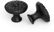 Maniglie in Acciaio Zinato con Design Retro - Dimensione 32 mm