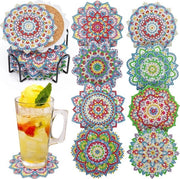 8 zoccoli separati per piatti con diamanti, zoccoli separati per piatti con diamanti, zoccoli separati con case per teste, vasi, candele, decorazione, fiori di spillo