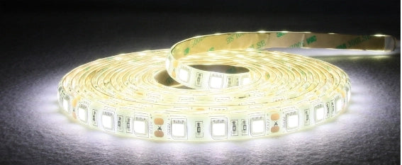 STRISCIA 5M IP65 5050 60LED/M 12V 14,4W/M 1350LM/M 6500K