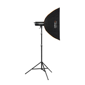 Set Campaigner 600 - flash fotografico da studio, luce LED da 600 W per foto e video, con softbox stativo luci e accessori