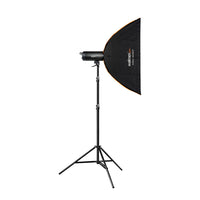 Set Campaigner 600 - flash fotografico da studio, luce LED da 600 W per foto e video, con softbox stativo luci e accessori