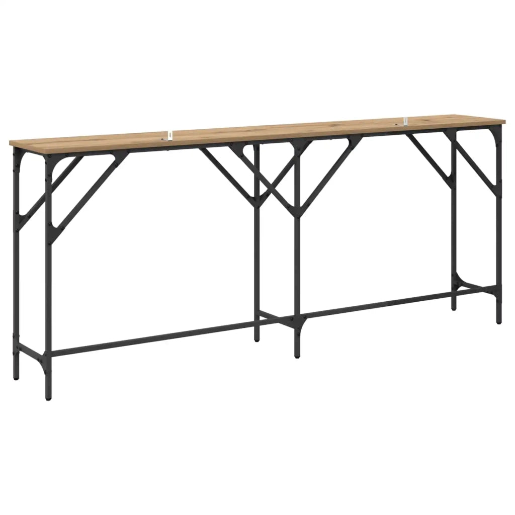Tavolo consolle Rovere artigianale 180 x 30 x 75 cm 882879