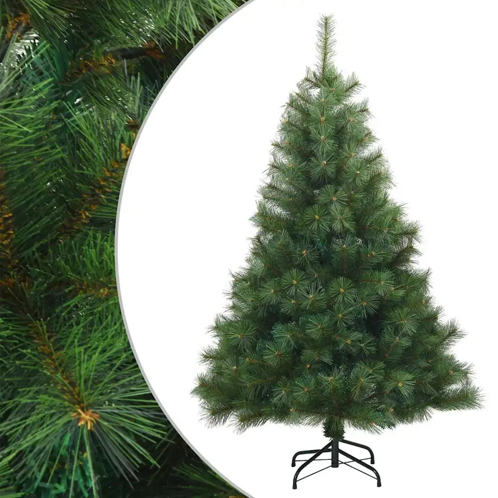 Albero di Natale | Decorazioni natalizie Artificiale con Rami Pieghevoli Verde 150 cm
