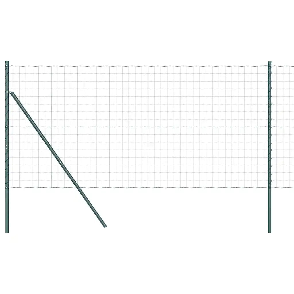 Recinzione da Giardino | Recinzione con Posto Verde 1,2 x 10 m Acciaio