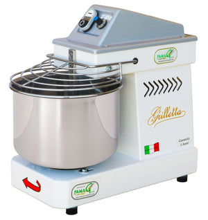 Impastatrice a Spirale Testa Fissa 5Kg 350W Famag Grilletta IM5/230 10 Velocità