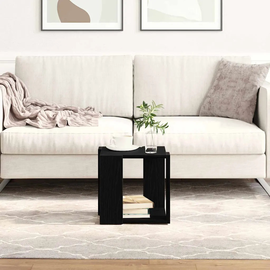 Tavolino da salotto Rovere Nero 32 x 32 x 30 cm 873912