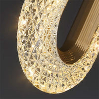 Lampadario A Sospensione In Cristallo G113-1cp Gold