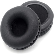 Orecchini sostitutivi 70 mm - Orecchini per cuffie - Pelle artificiale/espansione di schiuma - Soffici/Duraturi - Riduzione del rumore - Tocco confortevole - Orecchini per cuffie per la testa