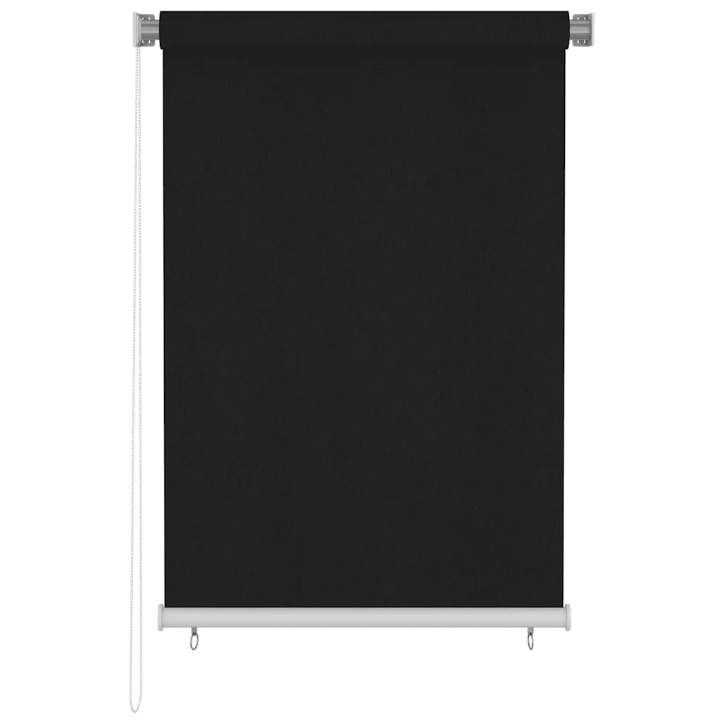 Tenda a Rullo per Esterni-Tenda da sole avvolgibile 100x140 cm Nera