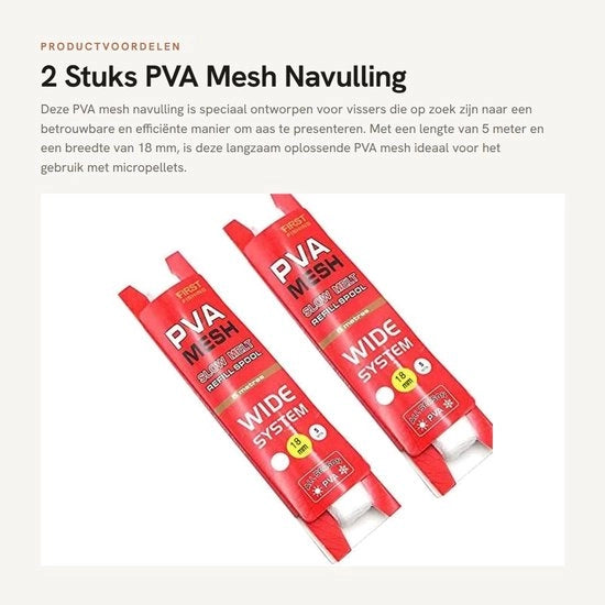 Rete Mesh Oplosbaar 5 Metri - PVA Navicella - Apparecchio per la Pesca - Reticolo Speciale per Pesci - Micro Rete - Adatto per la Pesca - Reticolo per Pesci