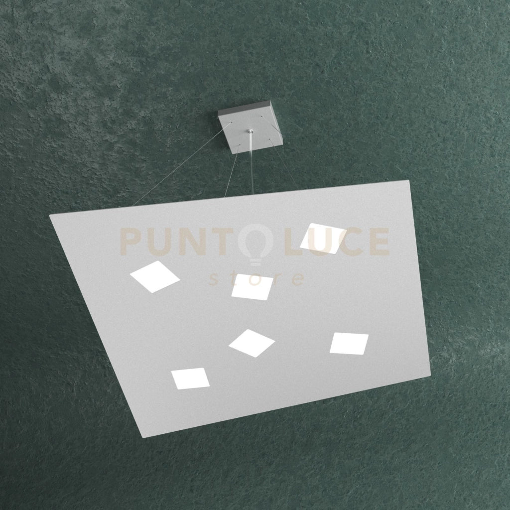 NOTE SOSPENSIONE 6 LUCI GRIGIO 1140-S6-GR