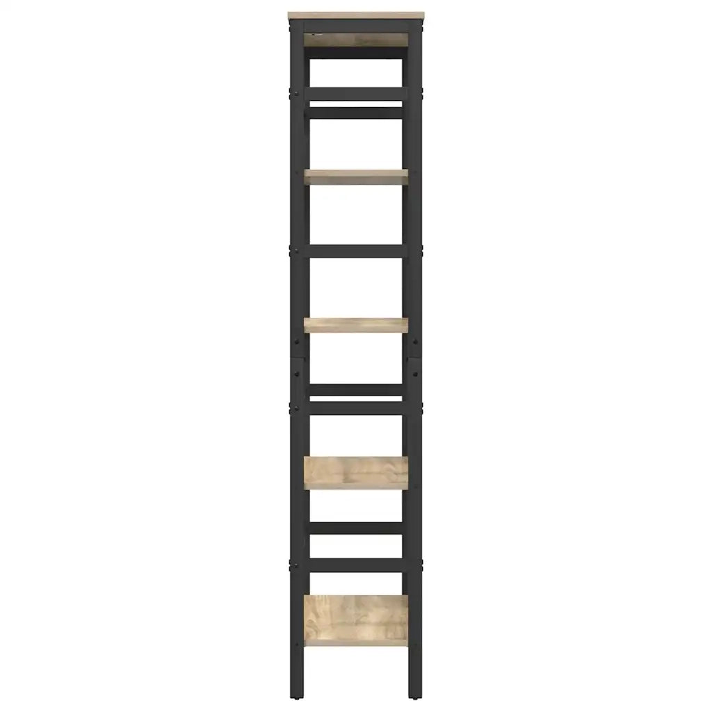 Libreria-Scaffale per Libri-Mobile di Stoccaggio Rovere Sonoma 60 x 29,5 x 149 cm Legno multistrato