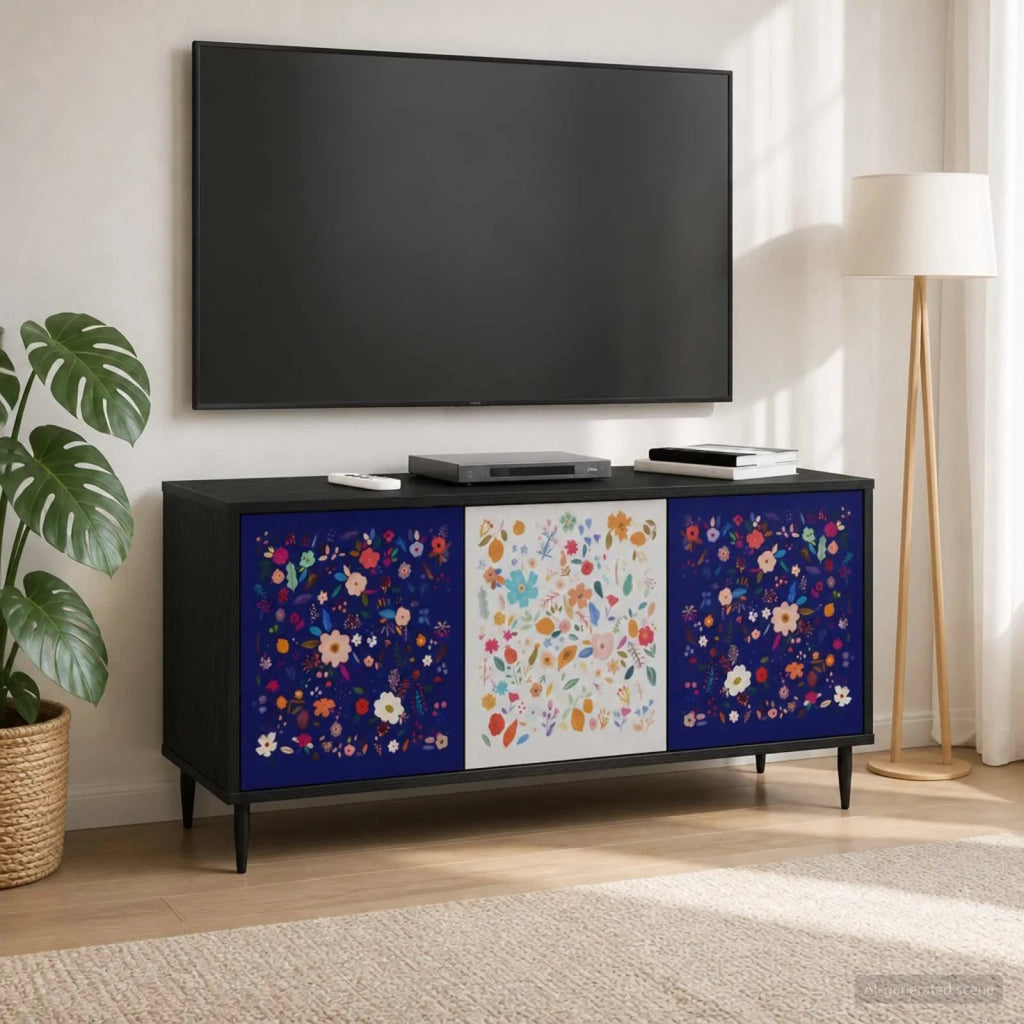 Mobile TV MAINZ 102 x 33 x 51 cm Rovere Nero 8007104